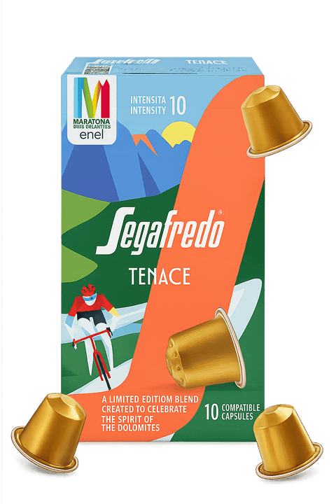 CAPSULE IN ALLUMINIO COMPATIBILI NESPRESSO® MARATONA DELLE DOLOMITI LIMITED EDITION