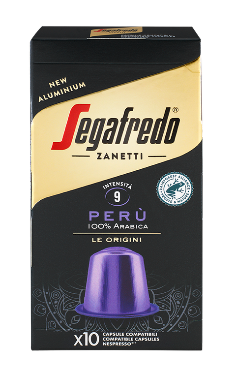 CAPSULE IN ALLUMINIO COMPATIBILI NESPRESSO® PERÙ 100% ARABICA