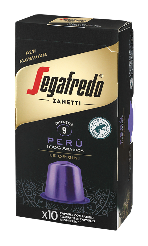 PERÙ 100% ARABICA NESPRESSO® COMPATIBLE ALUMINIUM CAPSULES
