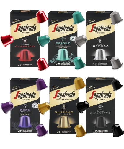 MIX SELECTION 60 CAPSULE IN ALLUMINIO COMPATIBILI NESPRESSO®