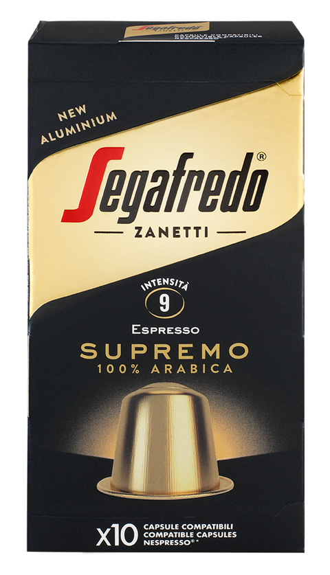 CAPSULE IN ALLUMINIO COMPATIBILI NESPRESSO® SUPREMO 100%  ARABICA