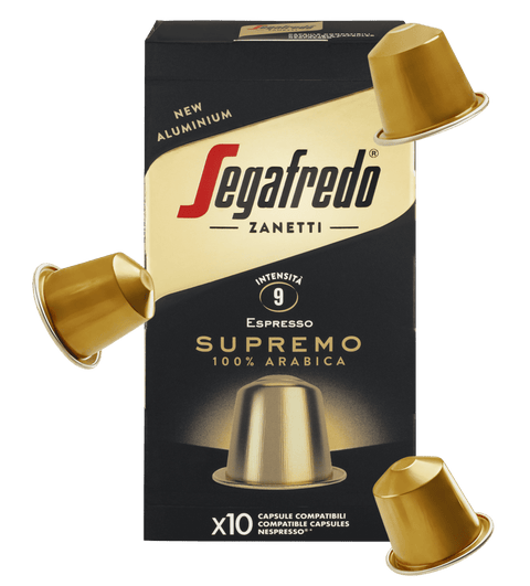 CAPSULE IN ALLUMINIO COMPATIBILI NESPRESSO® SUPREMO 100%  ARABICA
