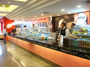 Café all'aeroporto del Cairo